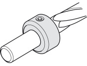 Red Jig Stop Ring for HS Drill Bit D8mm