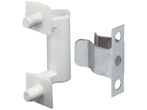 Spring Catch, for Screw Fixing and Press Fitting, Steel