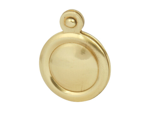 Escutcheons, Covered, Standard Keyway, Face Fixing, Brass