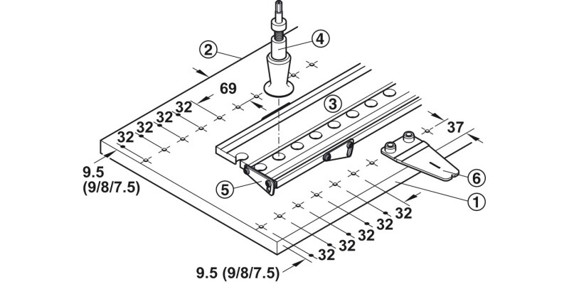 Ixconnect Drill Jig Variantool-N 563mm