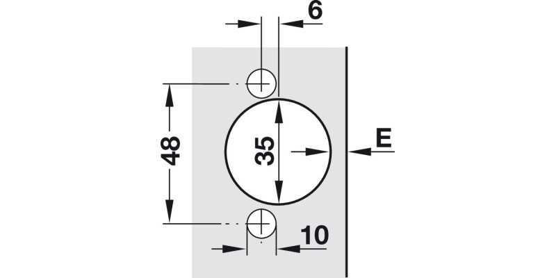 Red Jig Supplement-Hinge D3548/6.0mm