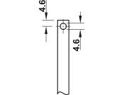 Profile Rods 2500mm High Doors St Galv
