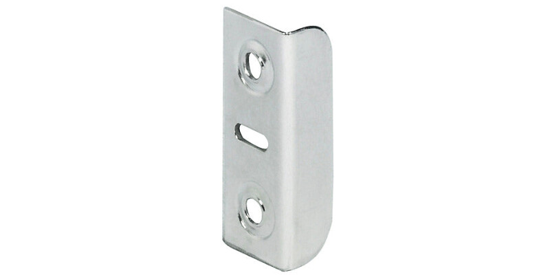 Striking Plate, for Screw Fixing, 33 x 13 x 9 mm, Steel
