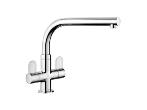 Mixer Tap, Dual Lever, Rangemaster Salorno