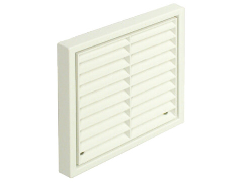 Fixed Louvre Grille, with Round Spigot, Manrose
