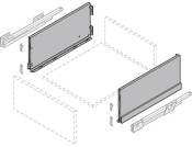 NovaPro Scala Drawer Sides 250/500mm Slv