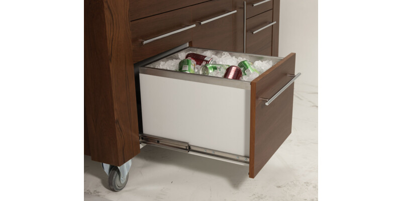 5321 BB Drawer Runner Full 110kg 700mm BZP