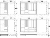 eXTray Oak Spice/Knife 470/400-600mm