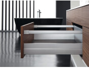 NovaPro Scala AsD Drawer+Rail 90/900mm Slv