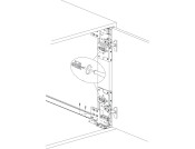 Accuride 1321 Pivot Sld DrRun Blk 557mm