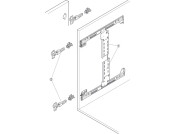 Accuride 1432 Pivot Sld DrRun Blk 557mm