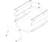 MX Round Rail Set 400mm Gry/Slv