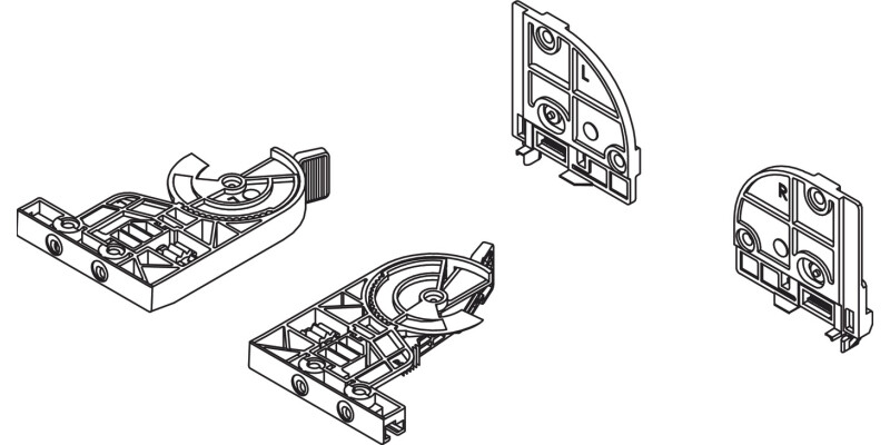 Dynapro Front and Rear Fixing Clips