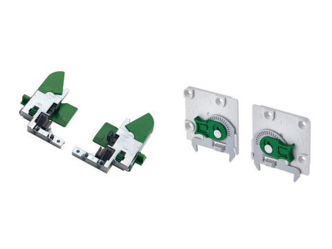 Front and Rear Fixing Clips, 3D Adjustment, for Dynapro Runners