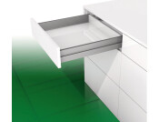 NovaPro Scala St Drawer Back 90/500mm Slv