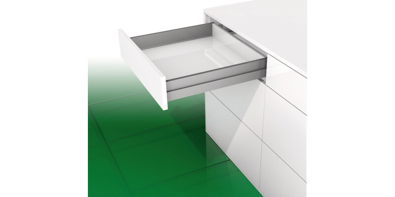NovaPro Scala St Drawer Back 90/300mm Slv