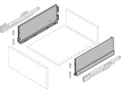 NovaPro Scala Drawer Sides 186/500mm Stn