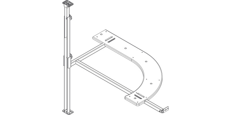 Corner Pull Out Frame, Steel, H&auml;fele