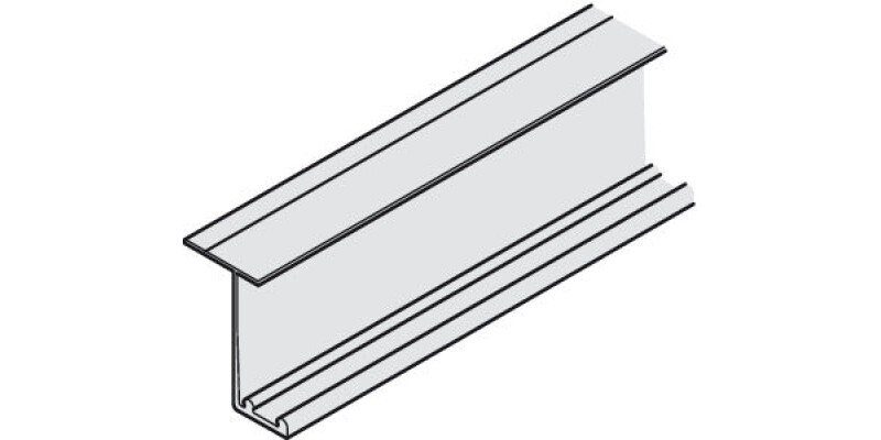 Top Running Track, Double, for Sliding Cabinet Doors, Slido F-Line42 50A