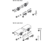 PS48.1 Fitting Set 18-28mm Internal Door