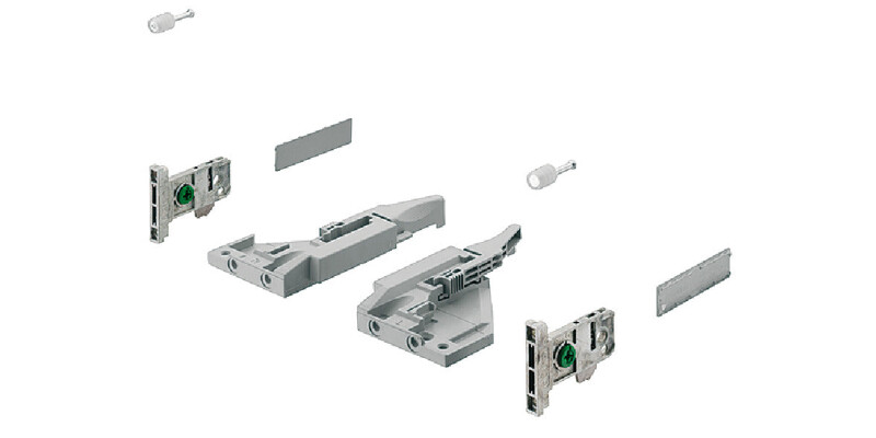 Fitting Set, for Vionaro 185 mm High Drawer Sides