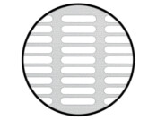 Vent Grille RM 480x80mm AA Slv