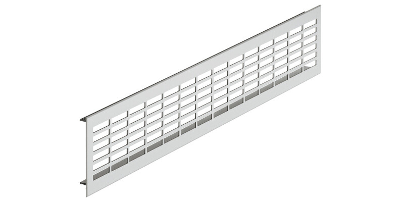 Ventilation Grille, for Recess Mounting, 480 x 80 mm
