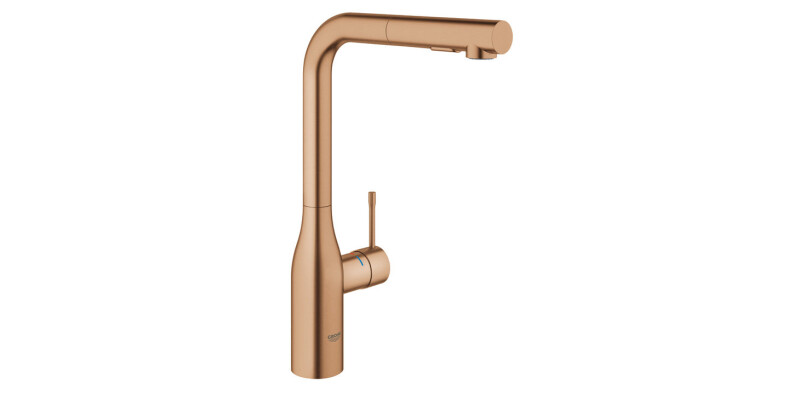 Mixer Tap, Single Lever,  Monobloc, with Pull Out Spray, GROHE Essence