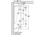 Swing Up Flap 85D Hinges Spr Both 2x180N