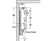 Swing Up Flap 85D Hinges Spr Both 2x180N