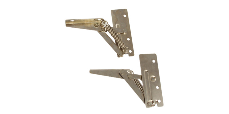 Flap Hinge, Swing Up, Sprung Both Sides, Steel