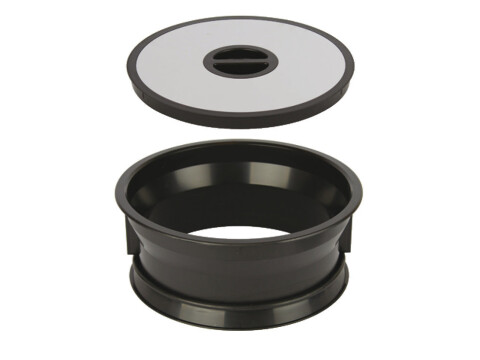Worktop Waste Bin, for Mounting in &Oslash; 276 mm Hole, Bin Bag Holder