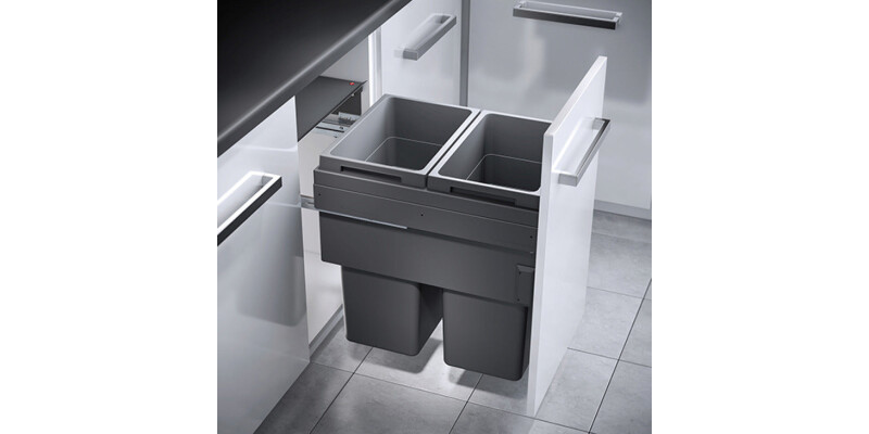 Pull Out Waste Bin, Euro-Cargo, Hailo