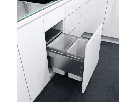 Pull Out Waste Bin, For Cabinet Width 400 mm, Vauth-Sagel VS ENVI Space Pro