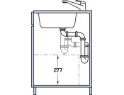 One2Four FS Waste Bin 600mm 6+13.5+21L
