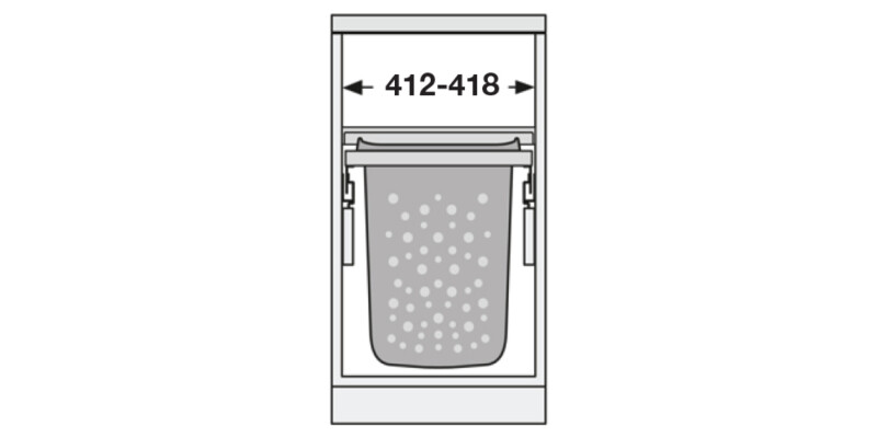 Hailo Laundry-Carrier 450mm 2x33L