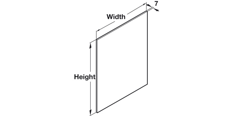 Stainless Steel S/B 600x750x7mm