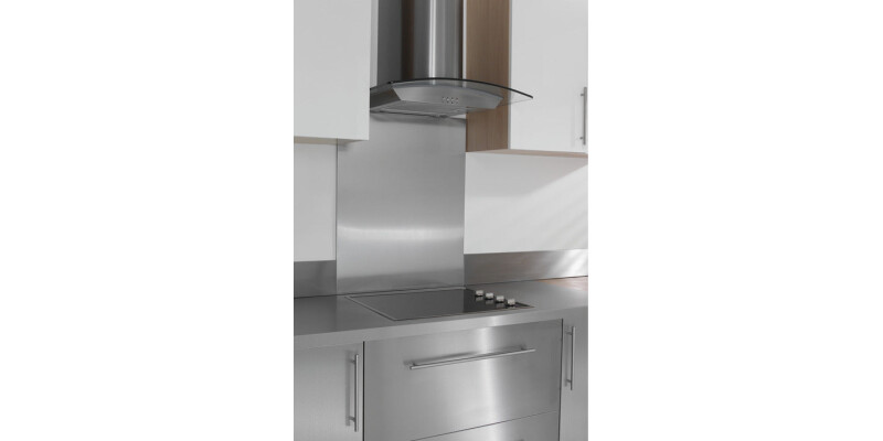 Splashback, Brushed Stainless Steel, 7 mm Thick