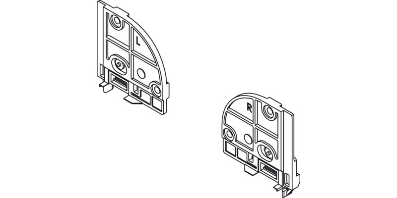 Dynapro Rear Adaptor LH 200pc