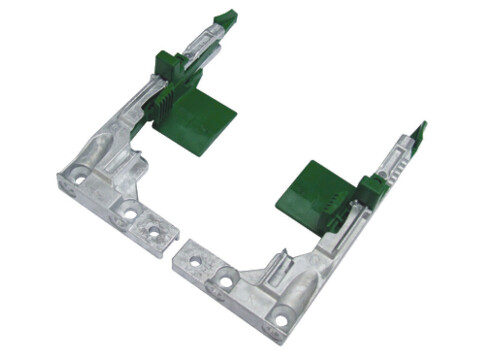 Front Fixing Clips, for Narrow Drawers, for Dynapro Drawer Runners, Steel