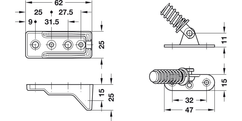 Flap-Ex Flap Hinge
