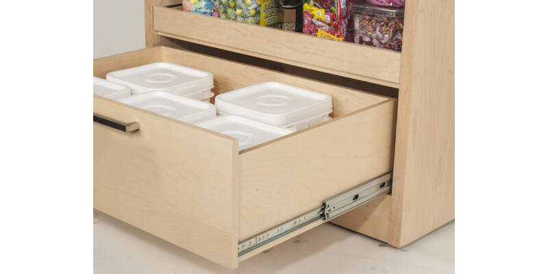 7957 BB Drawer Runner Full 160kg 813mm St Galv