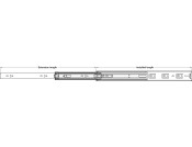 4501 BB Drawer Runner Full 43kg 700mm 304 SS
