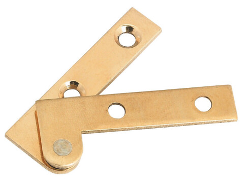 Corner Pivot Hinge, 250deg Without Stop, Straight Outer Knuckle