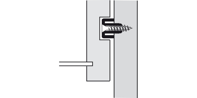 Guide Rail 11/350mm Pl White