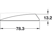 K Push Tech Conc Long Surface Mnt Ant