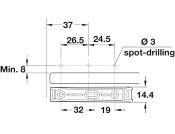 K Push Tech Conc Long Surface Mnt Ant