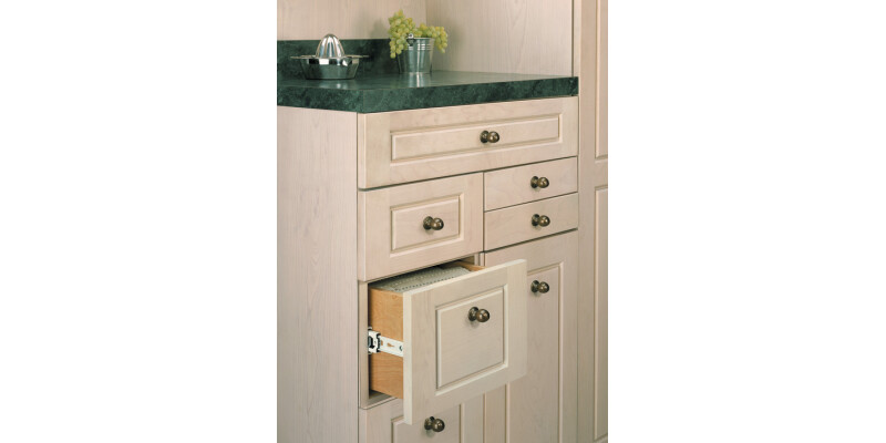 3832-SC BB Drawer Runner Full 45kg 450mm Wht