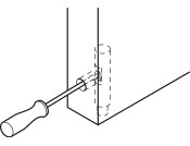 Pivot Hinge wo Stop Pl White