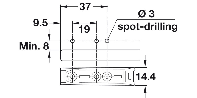 K Push Tech Conc Short w Magnet Ant